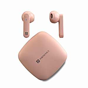 Portronics Harmonics Twins S2 Wireless Sports Earbuds Bluetooth 5.0 I Voice Assistant I 20 Hrs Playtime with Case I Type C Charging
